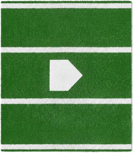6 x 4 ft Baseball Hitting Mat with Non-Slip Rubber Backing, 2026 New Foldable Baseball Batting Mat, Base Ball Home Plate Mat, Durable Indoor/Outdoor Softball Hitting Mat Portable Batting Practice Mat in Saudi Arabia