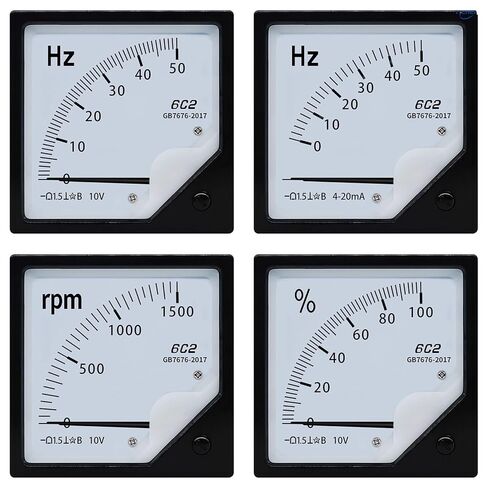 DC Inverter Motor Analog Input Signal Frequency Table Tachometer Opening Percentage 1Pcs(0-1800rpm DC10V) in Saudi Arabia