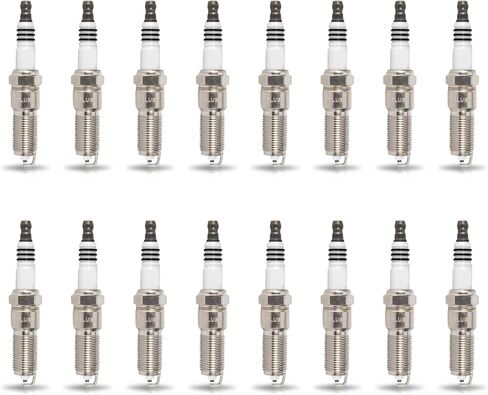 ENA Set of 16 Spark Plug Compatible with Dodge Chevrolet GMC Buick Jeep Chrysler Cadillac Saturn 3500 2500 1500 Colorado Canyon 5.7L 2.5L 2.2L 2.0L 6.1L V8 L4 2000-2022 Replacement for 570 in Saudi Arabia
