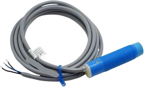 1pcs M18 Capacitive Proximity Switch Three Wire NPN Normally Open 24V Sensing Non-Metallic Sensor with Detection Distance of 4mm in Saudi Arabia