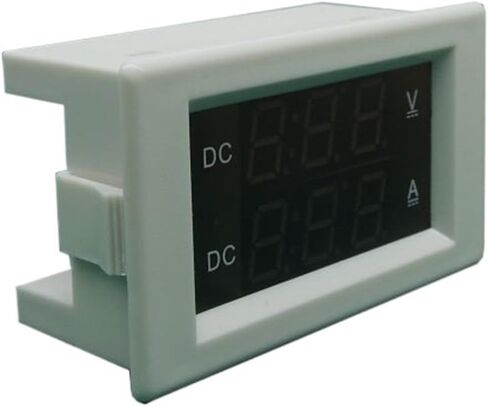 DC 600V 50A Voltage Current Dual Meter with Sensor LED Digital Voltmeter Ammeter Volt Ampere Meter Amp Panel Tester Guage in Saudi Arabia