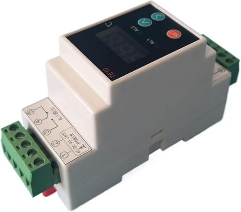 Din Thermostat with Sensor Standard 2 Relay Output Function -40~110℃ High/Low Temperature NO NC Common Output 7A/250VAC in Saudi Arabia