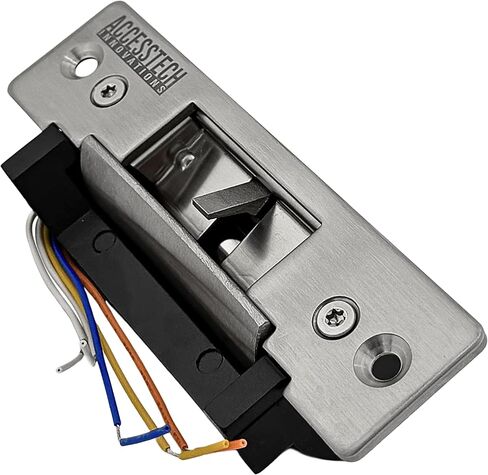 Heavy Duty Electric Strike Door Lock ANSI Standard with Signal Output/Door Position Indicator for Access Control System | Fail-Secure/Fail-Safe Adjustable | NO/NC Output | 12VDC Input Voltage in Saudi Arabia