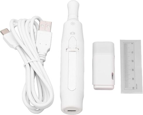 المنظار الرقمي كاميرا لاسلكية محمولة USB اتصال الهاتف المحمول HD التصوير مسافة قابلة للتعديل LED ضوء Y008P لفحص التجاويف الضيقة الأبيض دقة 1920x1080 in Saudi Arabia