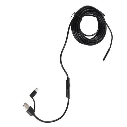 كاميرا المنظار بإضاءة LED USB من النوع C 3 في 1 لكاميرا فحص 5.5 مم 5 متر لإصلاح السيارات والاستخدام الصناعي in Saudi Arabia