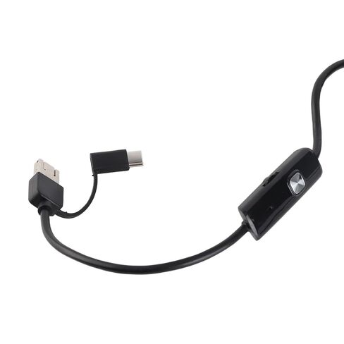 كاميرا المنظار بإضاءة LED USB من النوع C 3 في 1 لكاميرا فحص 5.5 مم 5 متر لإصلاح السيارات والاستخدام الصناعي in Saudi Arabia