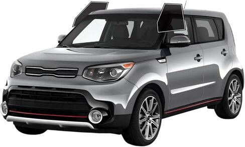 AUTOTEK Precut Windows Tint Film All Sides Cars Sun Blocking Protection Privacy Anti Shatter Glass 2 Ply Film Any Tint Shade kit for KIA Soul 2014-2019 in Saudi Arabia