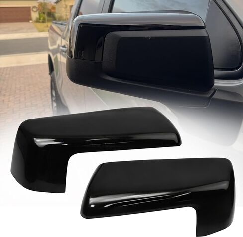 2Pcs Chrome Mirror Cap Cover Trim LH & RH Side Fit for 2019-2025 Chevy Silverado 1500 for GMC Sierra 1500, Side Door Exterior Rearview Mirror Cap Trim (Sliver) in Kuwait