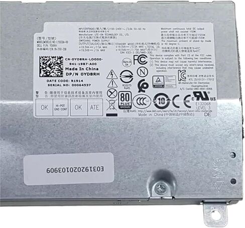 PSU for OptiPlex 5260 7460 16Pin 155W 160W 220W Power Supply L155EBA-00 0YD8RH AC160EBA-00 L220EPA-00 03MD4V(155W) in Kuwait