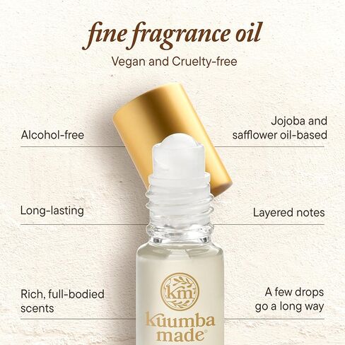 Kuumba Made Oriental Musk Fragrance Oil, Long-Lasting Scented Oil Perfume Roller, Vegan, Alcohol-Free, 0.15 Fl Oz in Saudi Arabia