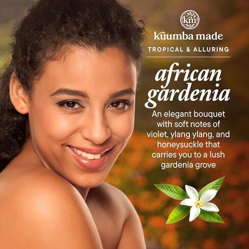 زيت عطر الغردينيا الأفريقي المصنوع من كومبا، أسطوانة عطر زيتية معطرة تدوم طويلاً، نباتي، خالي من الكحول، 0.15 أونصة in Kuwait