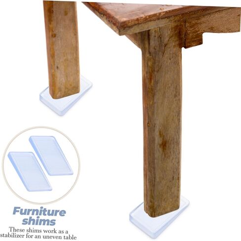 Operitacx 8pcs Wedge Furniture Levelers Wear-Resistant Table Shims for Cabinets and Doors Easy to Use Leveling Solution for Home Improvement in Saudi Arabia