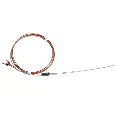 J Type Thermocouple Hot Runner Plastic Head Temperature Sensor Line 1.0mm 1.5mm Armored Length 50mm/100mm 150mm/200mm/250mm300mm 1Pcs(1.5x200mm cable1.5M) in Kuwait