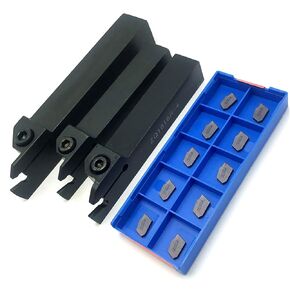 ZQ1616R-2 ZQ2020R-2 ZQ2525R-2 Grooving CNC Lathe Holder Used for Carbide Insert Grooving Tool SP200 SP300 SP400 Cutting Tool(ZQ1616R-4,SP400 NC3030) in Kuwait