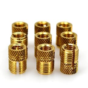 غسالات Qinlu-M2-M10، صواميل نحاسية مشقوقة مضغوطة على البارد، صواميل حقن نحاسية متفجرة، 5-20 قطعة، لإصلاح المصانع (5 قطع M10) in Kuwait