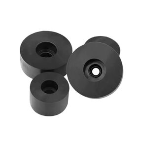 Flat Head Washers, 1-2pcs 55-150mm Diameter Round Rubber Shock-Absorbing Pads with Concave Holes, Sound Insulation Water Pump Foot(60x60-27-14mm(2pcs)) in Kuwait