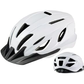Bike Helmet for Adults Men Women, Size 58-62 cm for Riders Ages 14+, Adjustable Dial and Straps, 15 Air Vents, Removable Visor, Adult Bicycle Helmets in Kuwait