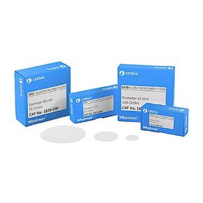 Whatman 1822-055 Glass Microfiber Binder Free Filter, 1.2 Micron, 6.7 s/100mL Flow Rate, Grade GF/C, 5.5cm Diameter (Pack of 100) in Saudi Arabia