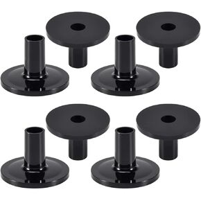 Drum Hardware 8Pcs Cymbal Sleeves 8PCS 38X26mm Plastic Black Drum Cymbal Sleeves Replacement for Shelf Drum Kit cymbal stand in Saudi Arabia
