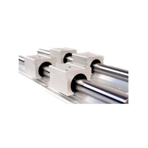 Professional 2pcs SBR10 10mm Shaft Support L400mm Linear Rail Support+4pcs SBR10UU Linear Bearing Sliding Block in Saudi Arabia