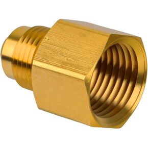 3/8 بوصة ذكر مضيئة إلى 1/2 بوصة NPT تركيب أنبوب نحاسي أنثى، وصلة توصيل لتقليل الاتحاد نصف متوهجة للبروبان والوقود والغاز، موصل أنبوب نحاسي متين، مقاوم للتسرب in Kuwait