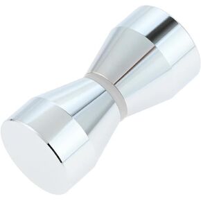 Aluminum Alloy Back-to-Back Glass Door Puller Push Single Glass Door Knob Bathroom Shower Cabinet Handle 6mm to 18mm Thick Glass(Polished Chrome D) in Kuwait