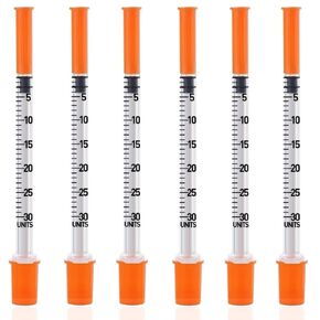 30G 5/16inch(8mm) 3/10 ml Dispensing Lab Consumables Individually Sealed Packaging, 20 Pack in Kuwait