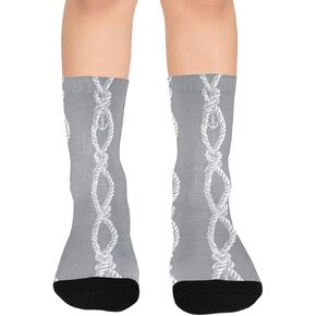 جوارب التنزه سيرًا على الأقدام من Minimalist Nautical Vibe - جوارب شتوية سميكة دافئة للأولاد والبنات الصغار للمدرسة، والارتداء اليومي والأنشطة الخارجية in Kuwait