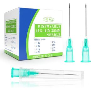 100 عبوة 22 جيجا 25 مم 1 بوصة أداة يمكن التخلص منها للتوزيع العلمي والصناعي، مغلفة بشكل فردي in Kuwait