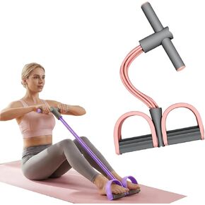 Pedal Resistance Bands with Handles, Elastic Yoga Resistance Band, Rubber Foot Pedal Resistance Bands Exercise Equipment, Stretching Workout Fitness Bands for Abdomen, Waist, Arm, Leg in Saudi Arabia