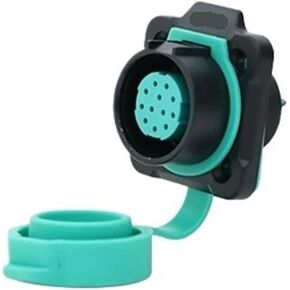 K20 waterproof aviation socket 2-3-4 core 5-7-9P pin outdoor power quick connector(3 core square seat 25A500V) in Kuwait