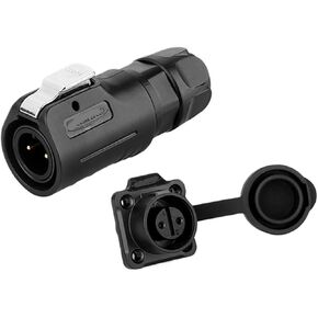 LP12 plastic aviation and socket 2 core 5 holes IP68 industrial connector 5A(Male plug) in Kuwait