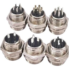 10 Pack GX12 4 Pin Female Plug Socket 12mm Connector 2 Pin 3 Pin 5 Pin 6 Pin 7 Pin Quick Connector(3PinFemale plug10PCS) in Saudi Arabia