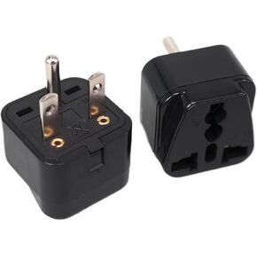 قابس طاقة من النوع T NEMA 6-15P/6-20P 250v 15A 3-pin AC محول التوصيل (WD-21 أبيض) in Kuwait