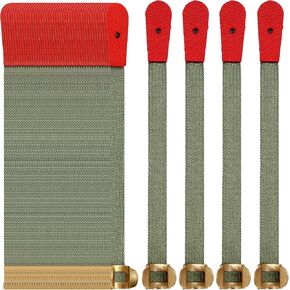 مشبك أشرطة لجام البيانو - حزمة مكونة من 50 قطعة من أشرطة الزفاف للبيانو، 75 × 5 مم/ 3 بوصة × 0.2 بوصة أشرطة بيضاء وحمراء مع أجزاء إصلاح بديلة لحزام مشبك زنبركي، ملحقات شريط مشابك قياسية in Kuwait