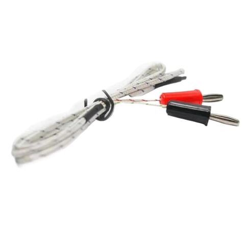 Multimeter Temperature Probe Sensor K-Type Thermocouple Fiberglass Universal -40~400℃ Measurement of Gas Solid and Liquid 1Pcs(Cable Length 3.0M) in Saudi Arabia