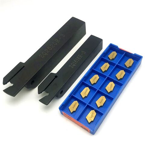 ZQ1616R-2 ZQ2020R-2 ZQ2525R-2 Grooving CNC Lathe Holder Used for Carbide Insert Grooving Tool SP200 SP300 SP400 Cutting Tool(No Tool Holder,SP400 PC9030) in Saudi Arabia