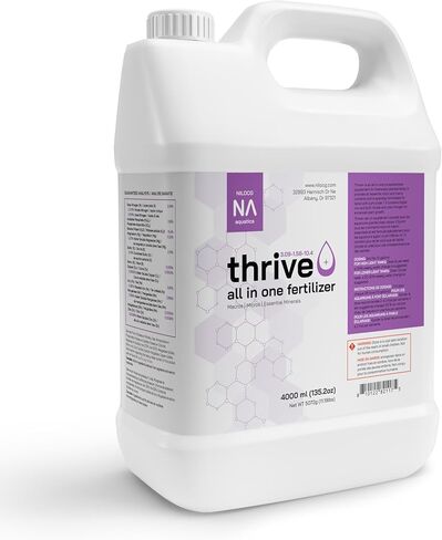 Thrive+ سماد سائل لأحواض السمك الكل في واحد - محلول عالي التركيز 4000 مل - أغذية نباتية مائية غنية بالمغذيات - استخدام مريح - نتائج فعالة in Kuwait