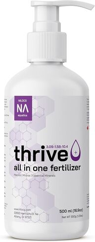 Thrive+ سماد سائل لأحواض السمك الكل في واحد - محلول عالي التركيز 4000 مل - أغذية نباتية مائية غنية بالمغذيات - استخدام مريح - نتائج فعالة in Kuwait