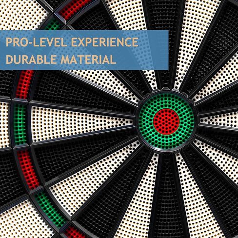 Electronic Dartboard 34 Games 355 Variations with 12 Darts Illuminated Dartboard Dart Storage for 12 Darts in Saudi Arabia