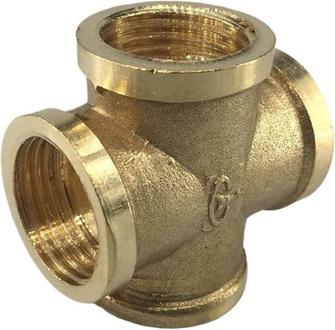 برغي داخلي موصل نحاسي رباعي الاتجاهات 2 نقطة 4 أسنان 3 سلك مربع 1 نقطة G1/8/4/2 انبوب ماء 1 قطعة (مسمار داخلي-way03) in Kuwait