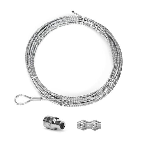 2 Set 8.8m Universal Lock Latch Release Cable & Clamp Kit, Compatible with BendPak & Rotary 2 Post Lift, Replace 5595113 5595517 FJ7595-1 in Saudi Arabia