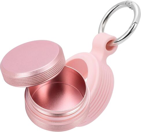 Premium Keychain Case – Small Metal Pill Case Travel Pill Box, Waterproof Durable Pill Holder Container, Portable Medicine Pill Organizer for Earplugs, Jewelry, Compatible with Loop, Vibes & Eargasm in Kuwait