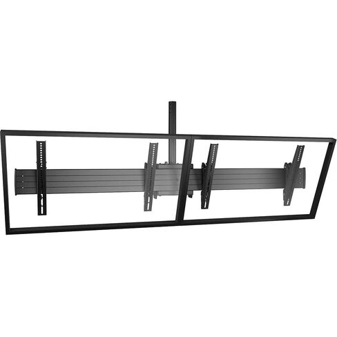 Chief LCM2X1U Fusion Large Ceiling Mounted 2 x 1 Menu Board, 125 lb Weight Capacity, 40-55" Screen Size, Black in Saudi Arabia