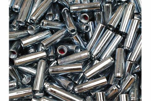 New Package of 100 (pcs) 3/8" x 1-9/16" Expansion Anchor 1/2" Drill Zinc Plate 3/8"-16 Set #MO2128-P Warranity by Pr-Mch in Kuwait