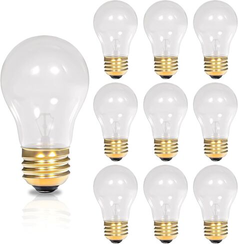 10 قطع من مصابيح الحرارة 02.30.265 المتوافقة مع جهاز تسخين الطعام Hatco، قاعدة E26 بقدرة 40 وات، لمبة المصباح الحراري لتدفئة الطعام، مقاومة لدرجة الحرارة العالية، أرقام بديلة 02.30.265.00 in Kuwait