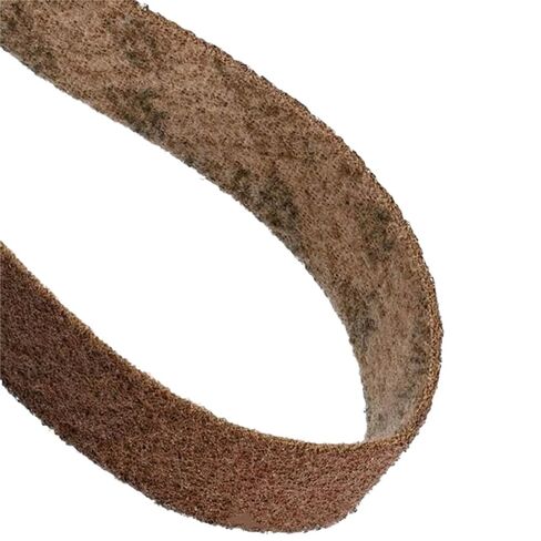 12pcs Non-Woven Nylon Abrasive Sanding Belts for Metal & Plastic - Coarse to Fine Grits (330/457/520mm)(Red,457x13mm) in Kuwait