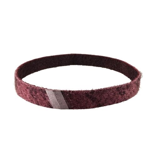 12pcs Non-Woven Nylon Abrasive Sanding Belts for Metal & Plastic - Coarse to Fine Grits (330/457/520mm)(Red,457x13mm) in Kuwait