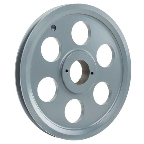 AK89H/H1-3/16 Compressors 8.75" Single Groove Pulley - for Masterdrive Mechanical Power Transmission Replacement - Belt A Section 4L w/ 1-3/16" Sheave Bushing/Cast Iron Pulley - Gray ﻿ in Saudi Arabia