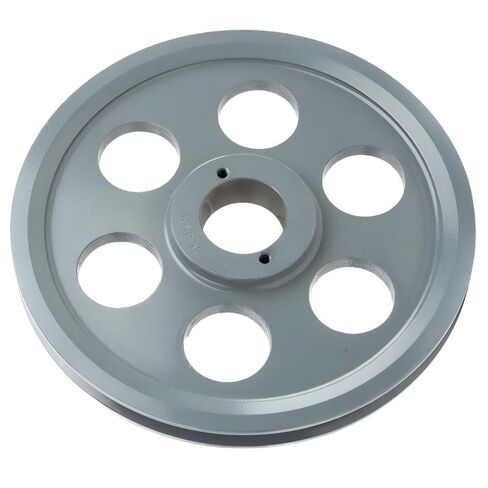 AK89H/H1-3/16 Compressors 8.75" Single Groove Pulley - for Masterdrive Mechanical Power Transmission Replacement - Belt A Section 4L w/ 1-3/16" Sheave Bushing/Cast Iron Pulley - Gray ﻿ in Saudi Arabia